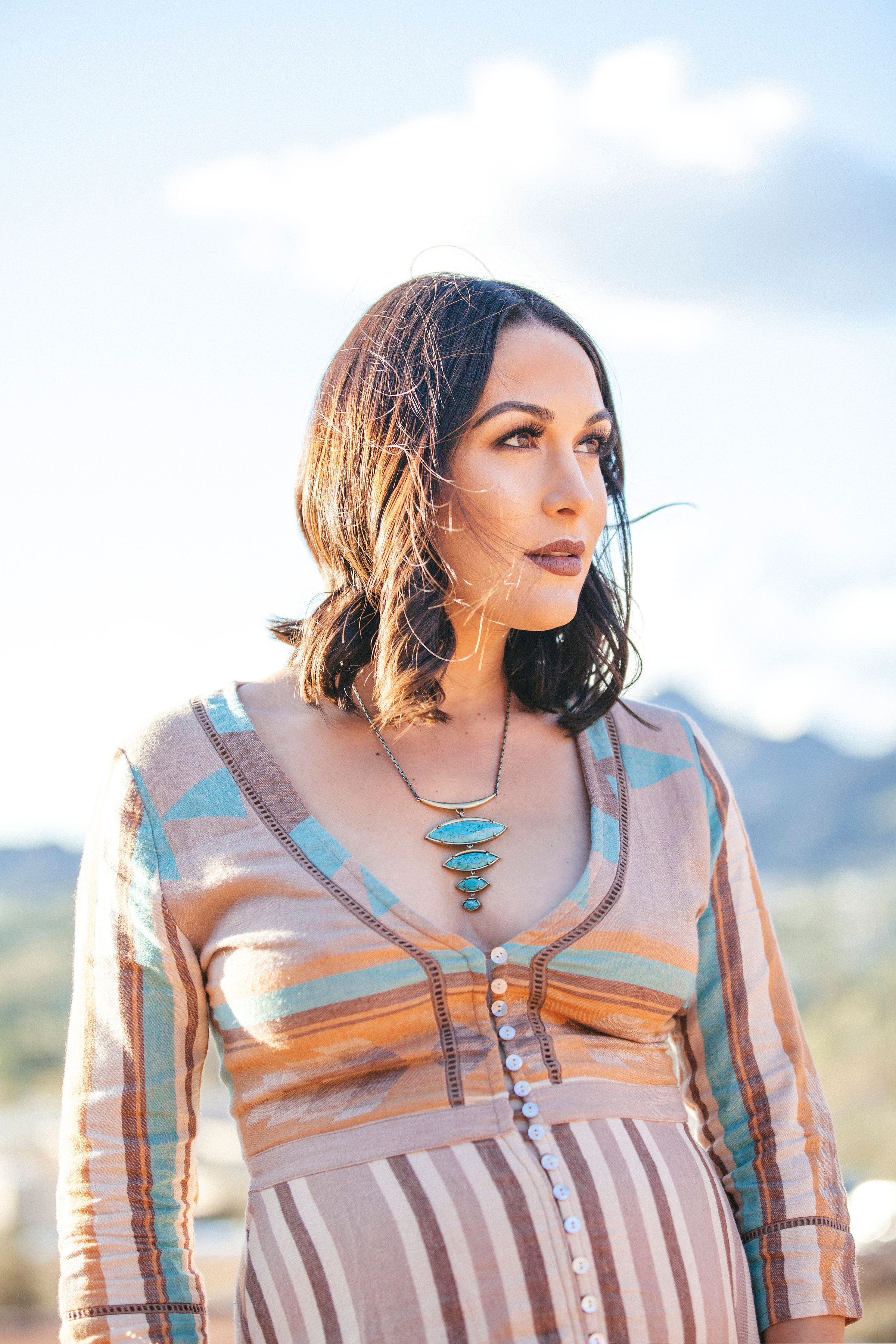 Kate Nelle Photography | Brie Bella's Maternity Session | Camelback Mountain